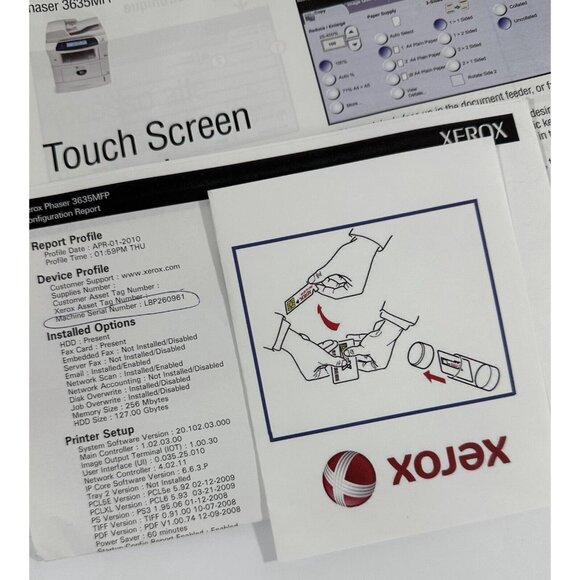 Xerox Phaser 3635 MFP Quick Use AND Installation Guide Paper Manuals /CDs Copier - Picture 7 of 9